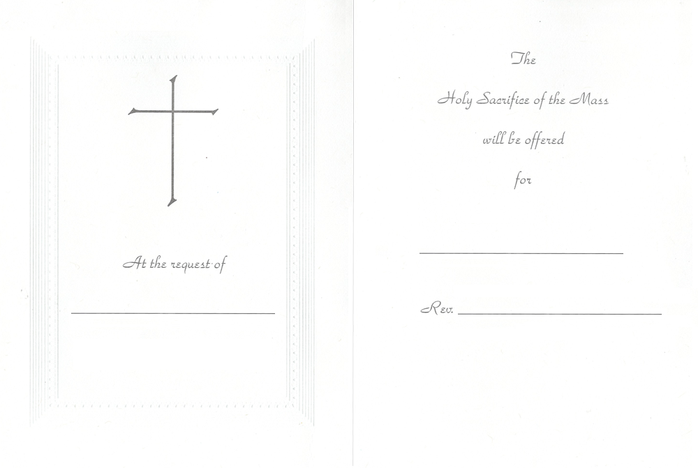 Mass Card - Deceased - Image 2